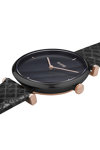 CLUSE Triomphe Black Leather Strap