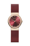 BERING Classic Crystals Red Stainless Steel Bracelet