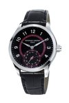 FREDERIQUE CONSTANT Horological Smartwatch Black Leather Strap