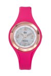 GO Ladies Crystals Fuchsia Plastic Strap