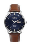 ZEPPELIN Atlantic Automatic Brown Leather Strap