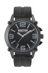 REACTION KENNETH COLE Casual Black Silicone Strap