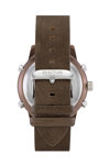 REACTION KENNETH COLE Ana-Digi Chronograph Brown Synthetic Strap