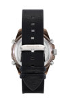 REACTION KENNETH COLE Ana-Digi Dual Time Chronograph Black Synthetic Strap