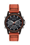 REACTION KENNETH COLE Ana-Digi Chronograph Orange Synthetic Strap