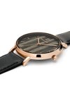 PIERRE LANNIER Nature Black Leather Strap