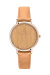 PIERRE LANNIER Nature Beige Leather Strap