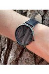 PIERRE LANNIER Nature Black Leather Strap