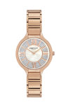 KENNETH COLE Ladies Crystals Rose Gold Stainless Steel Bracelet