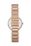 KENNETH COLE Ladies Crystals Rose Gold Stainless Steel Bracelet