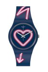 SWATCH Flash of Love Multicolor Silicone Strap