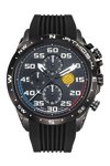 PATROUILLE DE FRANCE Athos 4 Chronograph Black Silicone Strap