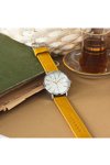 OOZOO Timepieces Yellow Leather Strap (42mm)