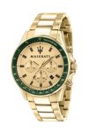 MASERATI Sfida Chronograph Gold Stainless Steel Bracelet