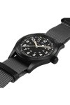 HAMILTON Khaki Field Mechanical Black Fabric Strap