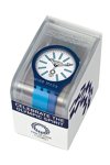 SWATCH BB AI Blue Silicone Strap