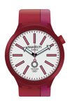 SWATCH BB Kurenai Red Silicone Strap