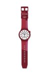 SWATCH BB Kurenai Red Silicone Strap