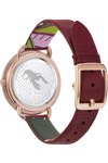 TED BAKER Hetttie Bordeaux Leather Strap