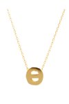 Necklace monogram Θ Le Petit  9ct gold SAVVIDIS