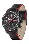 WENGER Roadster Chronograph Black Leather Strap