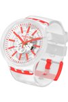 SWATCH Oranginjelly White Silicone Strap