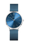 BERING Classic Blue Stainless Steel Bracelet