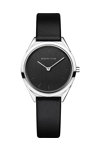 BERING Ultra Slim Black Leather Strap