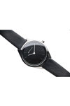 BERING Ultra Slim Black Leather Strap