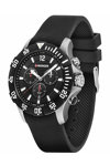 WENGER Seaforce Chronograph Black Silicone Strap