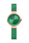 BERING Charity Solar Green Stainless Steel Bracelet