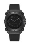 HAMILTON Khaki Navy BeLOWZERO Automatic Titanium Black Silicone Strap