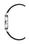 KENNETH COLE Ladies Crystals Black Leather Strap