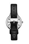 KENNETH COLE Ladies Crystals Black Leather Strap