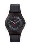 SWATCH Essentialls Intercyderal Black Silicone Strap