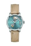 HAMILTON Jazzmaster Open Heart Lady Automatic Beige Leather Strap