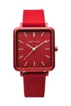 BERING True Aurora Red Silicone Strap