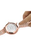 PIERRE LANNIER Eolia Crystals Rose Gold Stainless Steel Bracelet