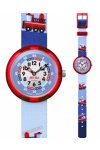 FLIK FLAK City of Life Firestruck Multicolor Fabric Strap