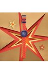 FLIK FLAK City of Life Orangebrick Orange Silicone Strap