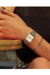 ROSEFIELD The Elles Silver Stainless Steel Bracelet