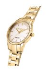 TRUSSARDI T-Bent Gold Stainless Steel Bracelet