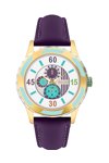 DECERTO Lollipop Purple Leather Strap