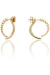 JCOU The Dots 14ct Gold-Plated Sterling Silver Earrings