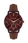 FERENDI Ladies Brown Leather Strap