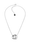 KARL LAGERFELD Large Concentric Crystal Necklace