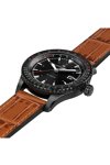 HAMILTON Khaki Aviation Converter Automatic Brown Leather Strap