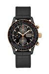 HAMILTON Khaki Aviation Converter Automatic Chronograph Black Leather Strap