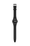 SWATCH Gents Over Black with Black Silicone Strap