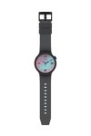 SWATCH Big Bold Futuristic Grey with Grey Silicone Strap